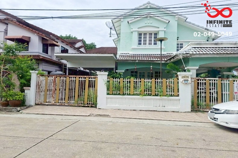 รูป ขายบ้านเดี่ยว 2 ชั้น 68 ตรว. หมู่บ้านมัณฑนา คู้บอน 27 ซอยคู้บอน 27 - กาญจนาภิเษก ต้นโครงการ ใกล้รถไฟฟ้าสายสีชมพู - รูปที่ 1/14