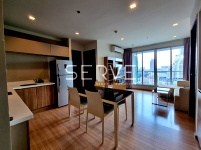 Condos for rent : 🔥35K🔥 2 Beds with Bathtub 66.28 sq.m. Good Location BTS Saphan Taksin station 340 m. & Assumption(High School) at Rhythm Sathorn Condo / For Rent