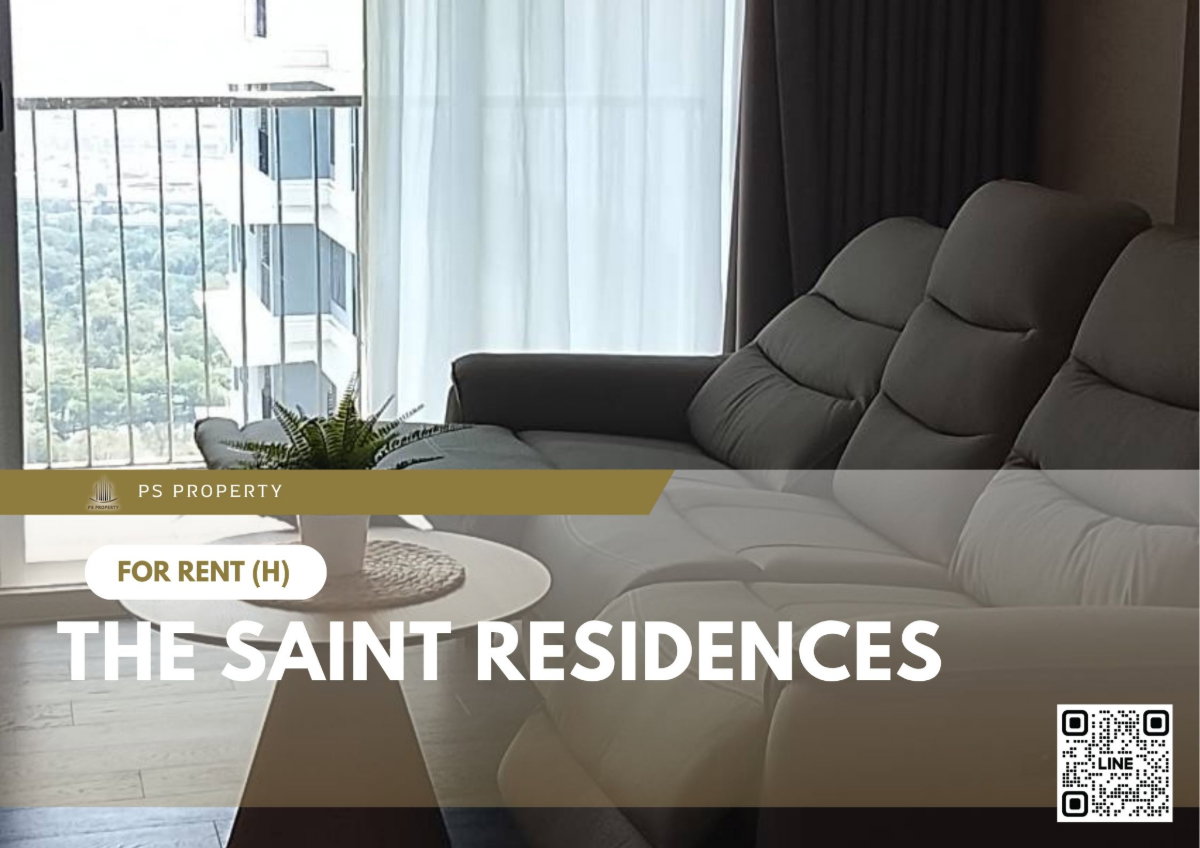 รูป ให้เช่า ✨ The Saint Residences ✨ 2 ห้องนอน เฟอร์นิเจอร์ และ เครื่องใช้ไฟฟ้าครบ ใกล้ BTS ห้าแยกลาดพร้าว - รูปที่ 1/11