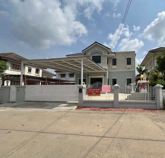 รูป บ้านเดี่ยวให้เช่า บ้านเดี่ยว 2 ชั้น สร้างใหม่ หมู่บ้านสีวลี รังสิต คลอง 2 ใกล้ฟิวเจอร์พาร์ครังสิต สนามบินดอนเมือง อยู่อาศัย - รูปที่ 1/27