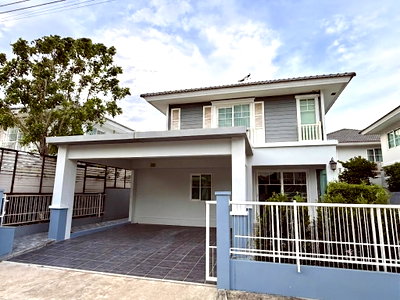 เช่าบ้านเดี่ยว บางพลี สมุทรปราการ : 🏡✨ ให้เช่าบ้านเดี่ยว 2 ชั้น — Villaggio ศรีนครินทร์–บางนา บ้านสวย Fully Furnished พร้อมอยู่ ใกล้ Mega Bangna & ทางด่วน