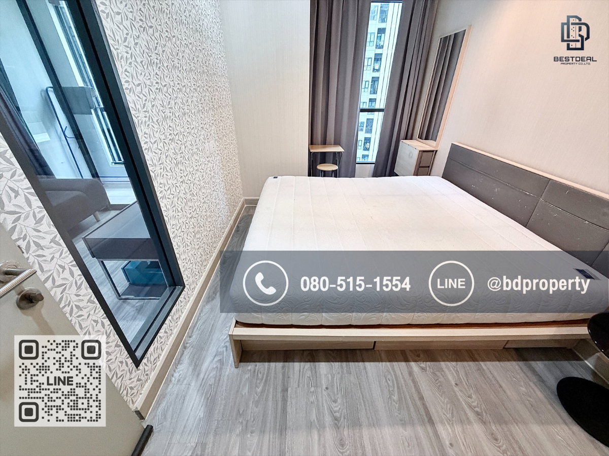 รูป Bestdeal ให้เช่า 1 ห้องนอน 31ตรม.ราคา 15,000/เดือนเท่านั้น เฟอร์นิเจอร์และเครื่องใช้ไฟฟ้าครบ“IDEO MOBI RAMA 9” ใกล้MRT และ เซ็นทรัลพระราม 9 - รูปที่ 6/13