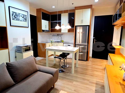 คอนโดให้เช่า : ▚ LJ151ツ ให้เช่า: Baan Klang Krung Siam - Pathumwan ✨ 1BR 55 ตร.ม. ห้องสวยมาก ทำใหม่หมด ลดราคาพิเศษ พร้อมอยู่! 🏙️🔥