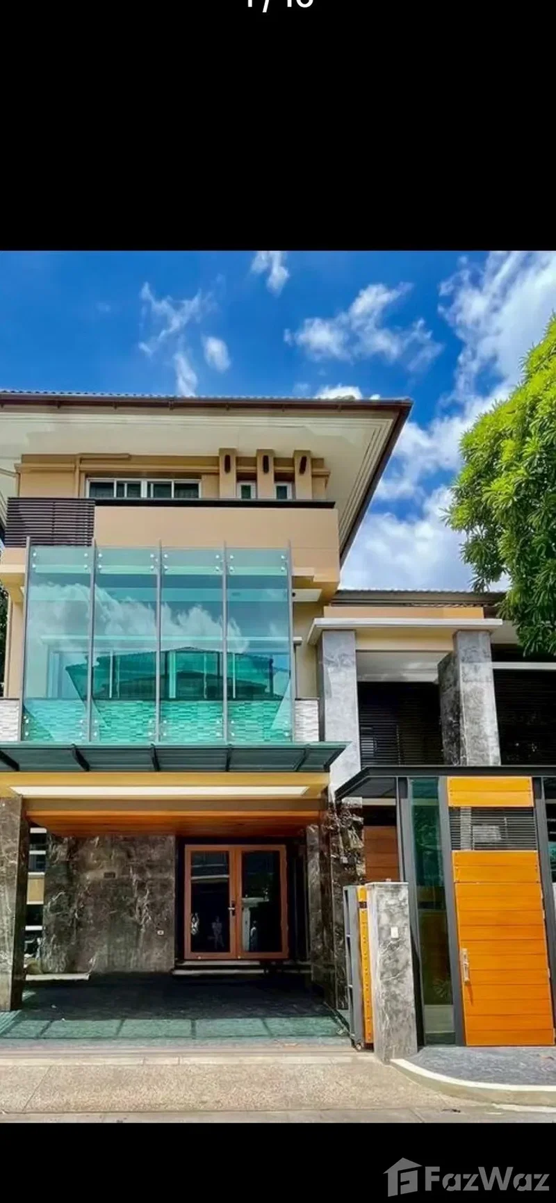 ขายบ้านเดี่ยว : ขาย/เช่า บ้าน 3ชั้น ทำเลทองเกษตร-นวมิทร์ตรงข้าม ร.รเลิศหล้า 6243100