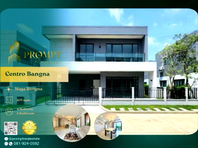 Houses for rent Bang Pu Industrial Estate : CD03605 - Centro Bangna : MegaBangna