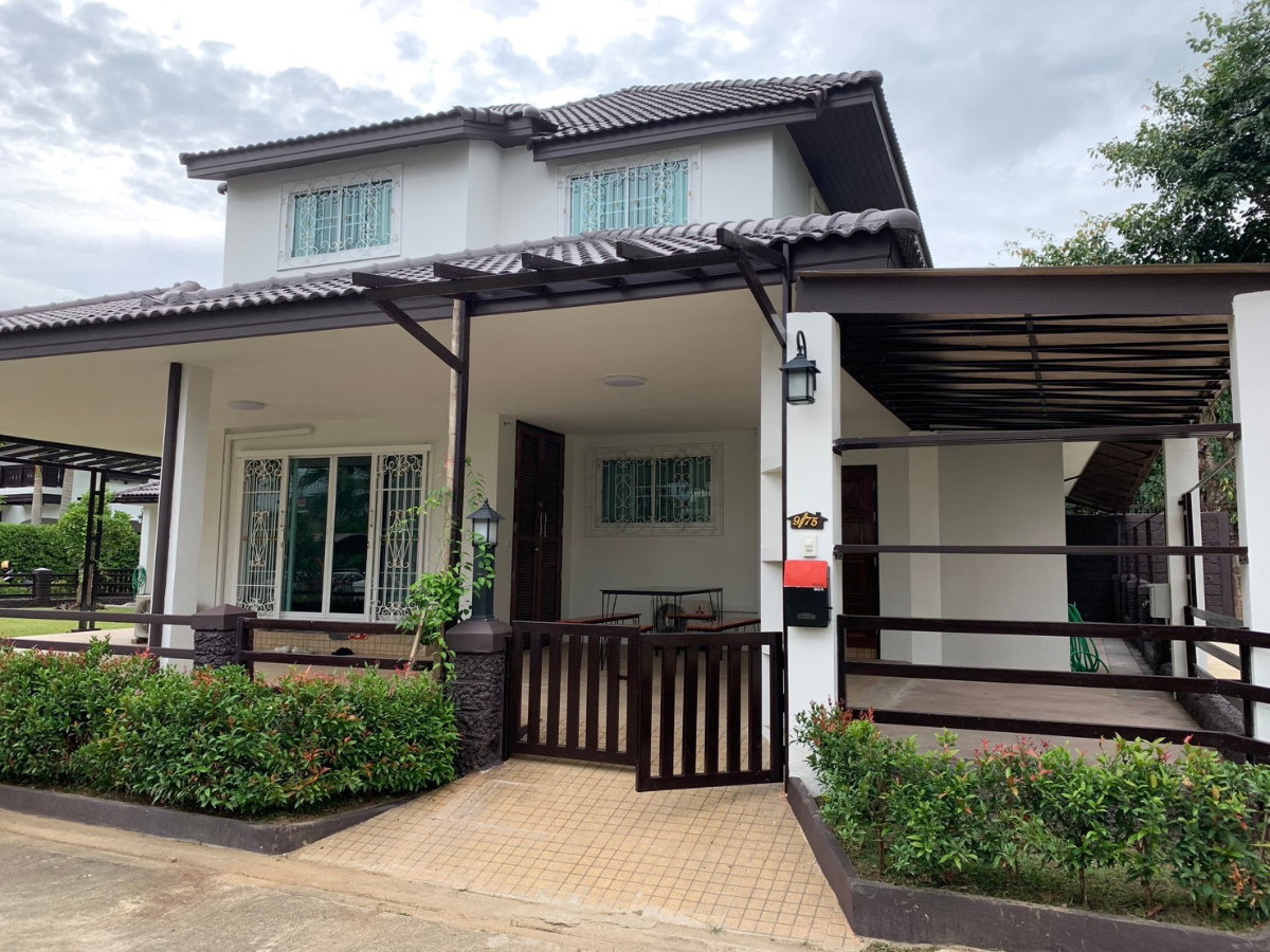 รูป ให้เช่า บ้านในหมู่บ้าน อิงดอย – คลองชล บ้านสวย พื้นที่กว้าง มีสวนหย่อม (ID:620HR) - รูปที่ 1/16