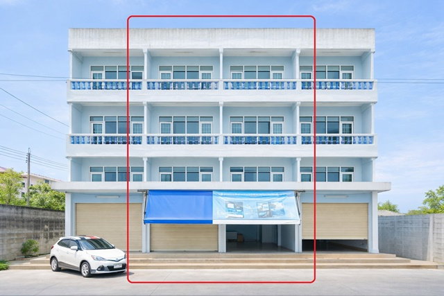 รูป โรงพยาบาลบางปะกอก 8 8 นอน 6 น้ำ ถ.เอกชัย85-93 เช่าอาคารพาณิชย์ 4 ชั้น 2 คูหา ใกล้ตลาดสดศิริชัย 850 ม. 40 ตร.ว. ทะเบียนบริษัทได้ - รูปที่ 1/8
