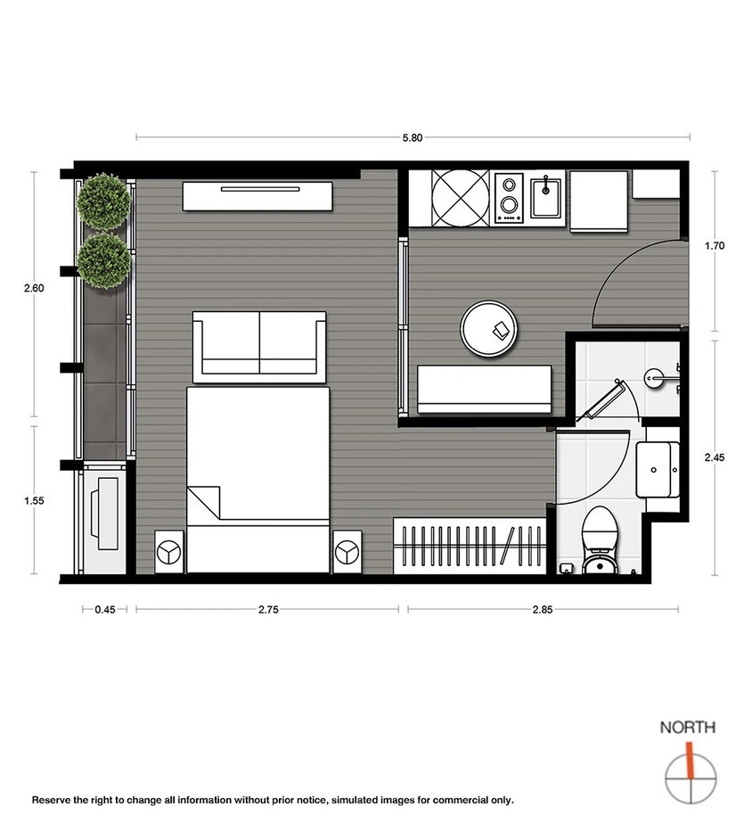 รูป Noble Around 33 | Nice room ✨ Best Price 🚝ใกล้ BTS Phromphong #2026052114662 - รูปที่ 8/8
