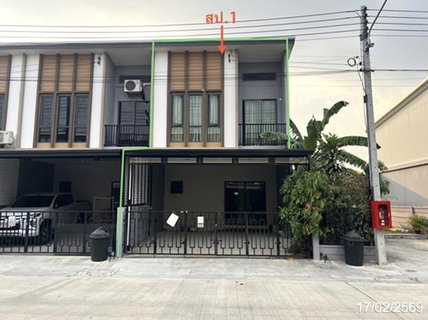 ทาวน์เฮ้าส์ 29.4 ตร.วา ภูริ ประตูน้ำพระอินทร์ วังน้อย พระนครศรีอยุธยา 2.5M