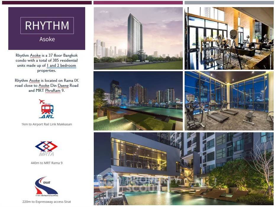 picture 1-BR Condo at Rhythm Asoke near MRT Phra Ram 9 (ID 292456) - 19/19