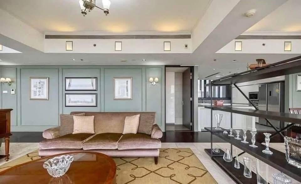 รูป ให้เช่า The Met Condominium | Duplex 366 ตร.ม. ชั้น 54-55 ตึก D | 4 นอน 5 น้ำ | วิวแม่น้ำเจ้าพระยา | 220,000 บาท/เดือน | ติดต่อ นฤเบศ 082-542-5536 - รูปที่ 7/24