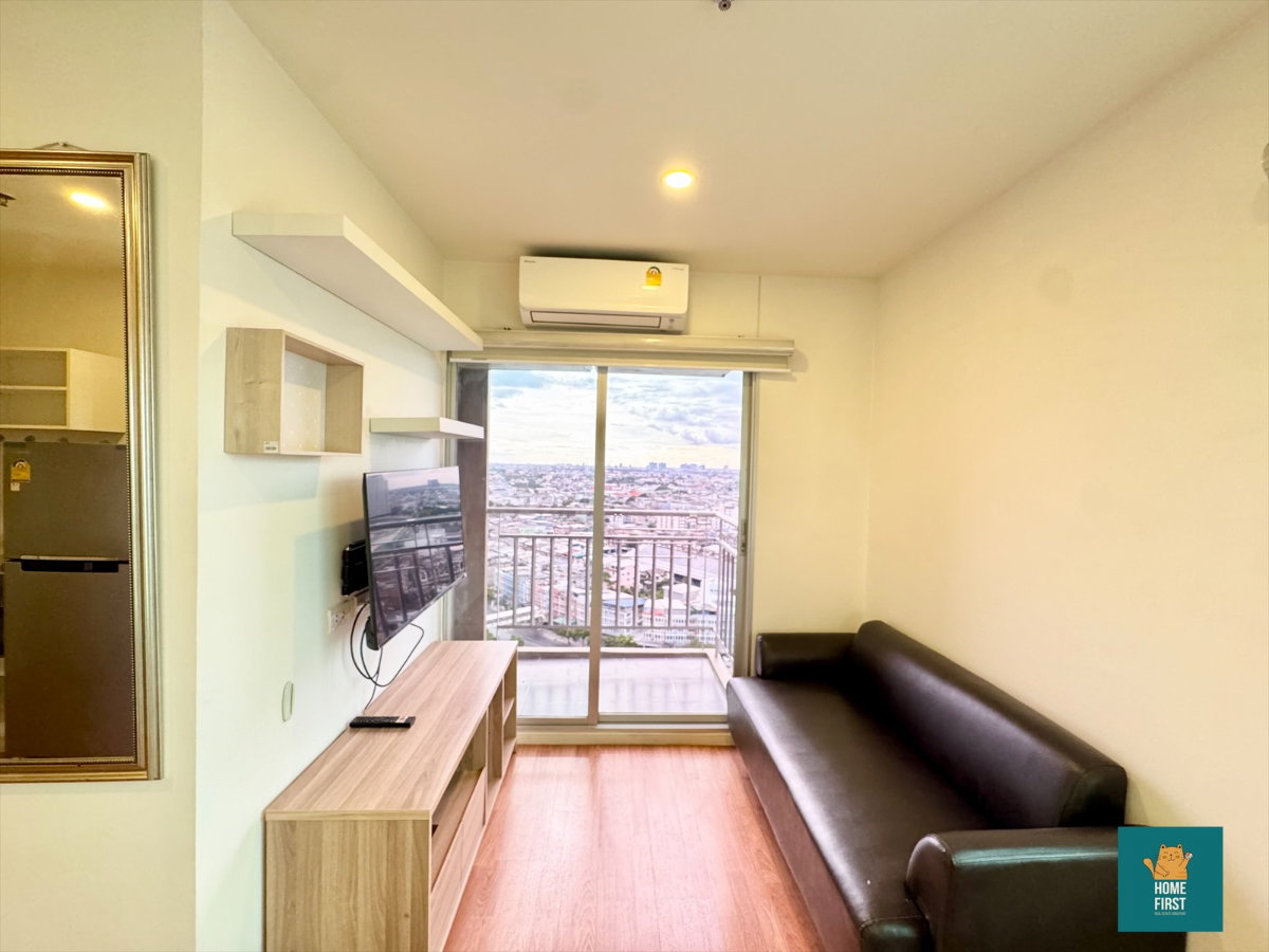 รูป Rent Lumpini Ville สุขสวัสดิ์-พระราม 2 เฟอร์ครบ วิวแม่น้ำ 1นอน 26ตรม. 8500 บาท - รูปที่ 7/13