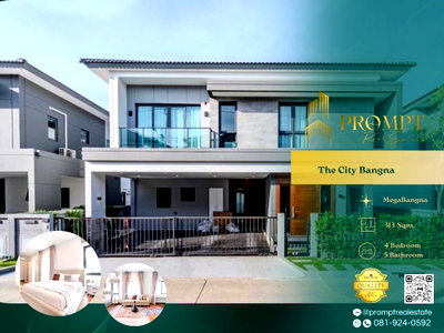 Houses for rent Bang Pu Industrial Estate : ST13925 - The City Bangna (New Project)  : MegaBangna