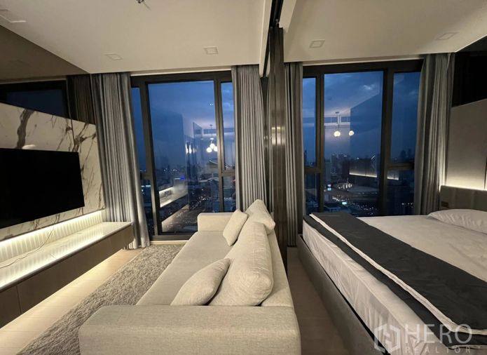 For rent 1 Bedroom Condominium in One 9 Five Asoke - Rama 9 in Huai Khwang, Bangkok HRE00821