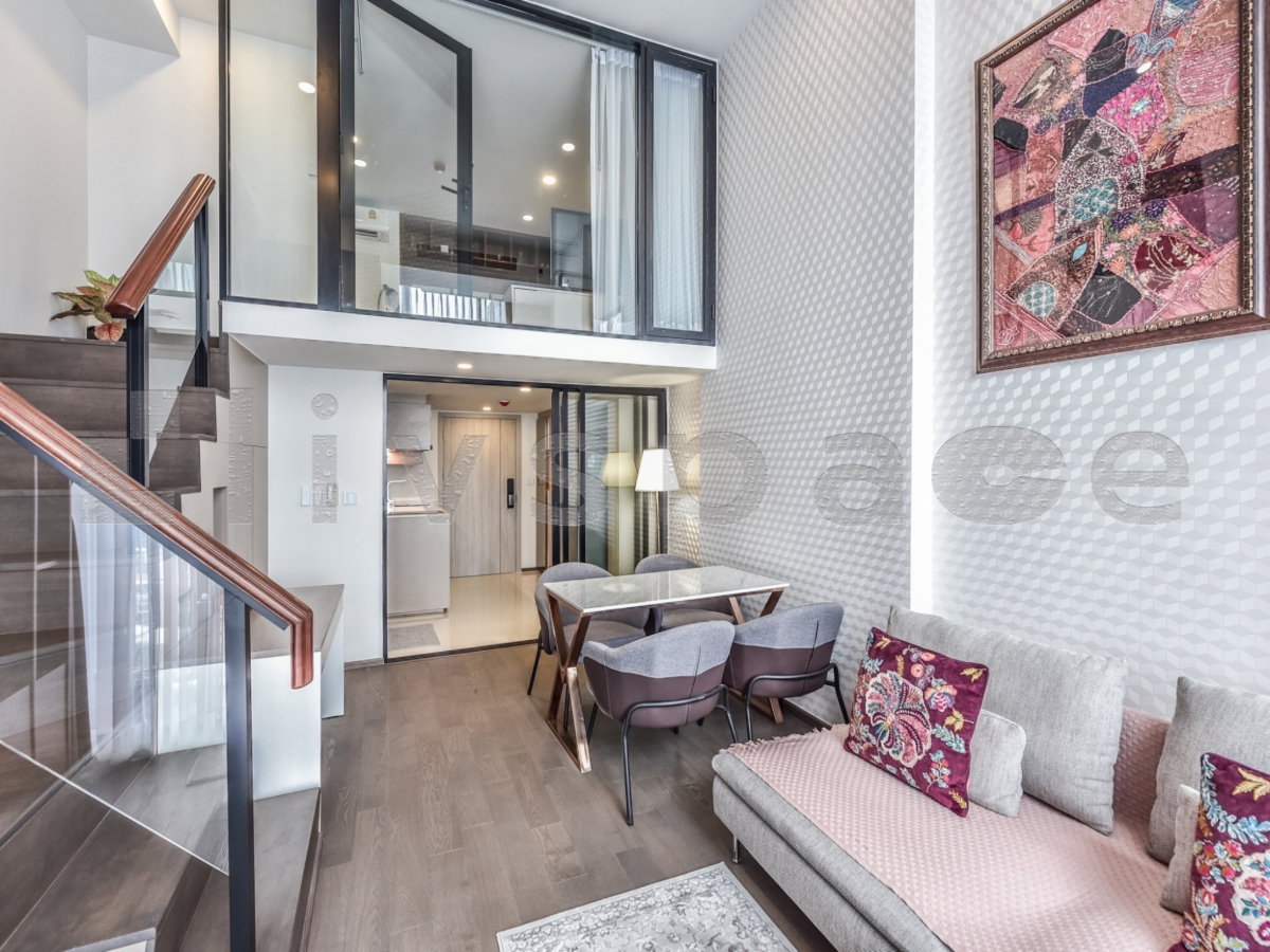 รูป ▚ LJ142ツ ให้เช่า: Park Origin Ratchathewi ✨ 1 Bed Duplex 47 ตร.ม. คอนโดหรู ตกแต่งสวย พร้อมเข้าอยู่! - รูปที่ 1/7