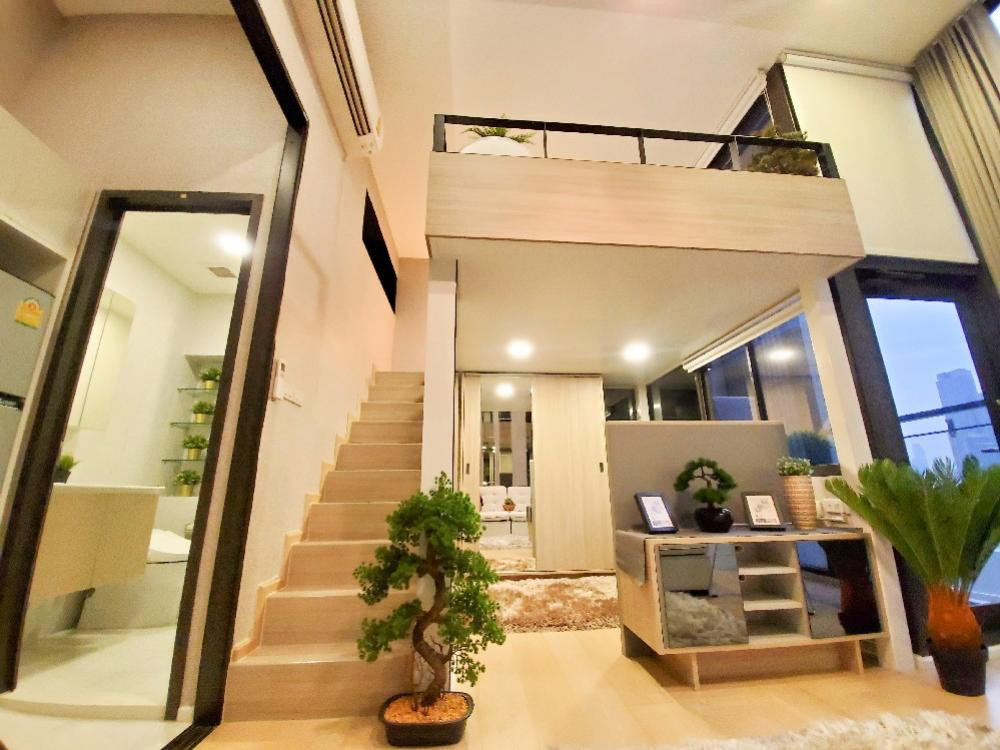 picture Rama 9 | MRT Asoke | 1 Bed 1 Bath Duplex | 38 sqm. | Chewathai Residence Asoke - 5/9