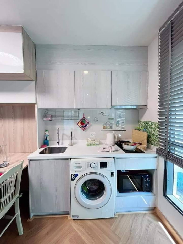 รูป ให้เช่า Life สุขุมวิท 48 ขนาด 40 ตร.ม. (1 bed plus) ชั้น 6 ห้องมุม วิวสวน ฟรีอินเทอร์เน็ต และ Netflix - รูปที่ 6/8