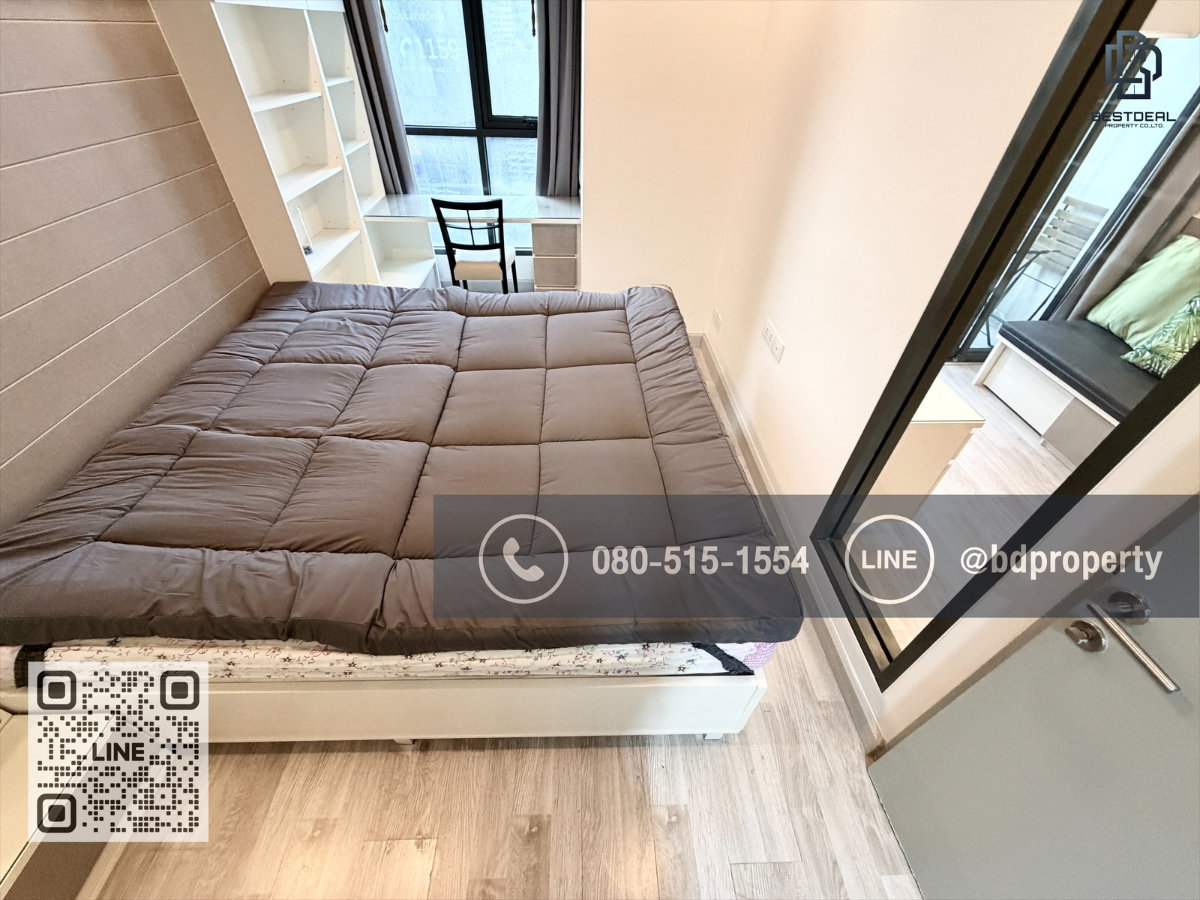 รูป Bestdeal ขายด่วน ห้องสวย เฟอร์ครบ 1Bedroom ขายเพียง 4.1 ล้านเท่านั้น ห้องสวย ชั้นสูง ราคาดีที่สุดขาดทุนหลายแสน ใกล้MRT และ เซ็นทรัลพระราม 9 - รูปที่ 4/14