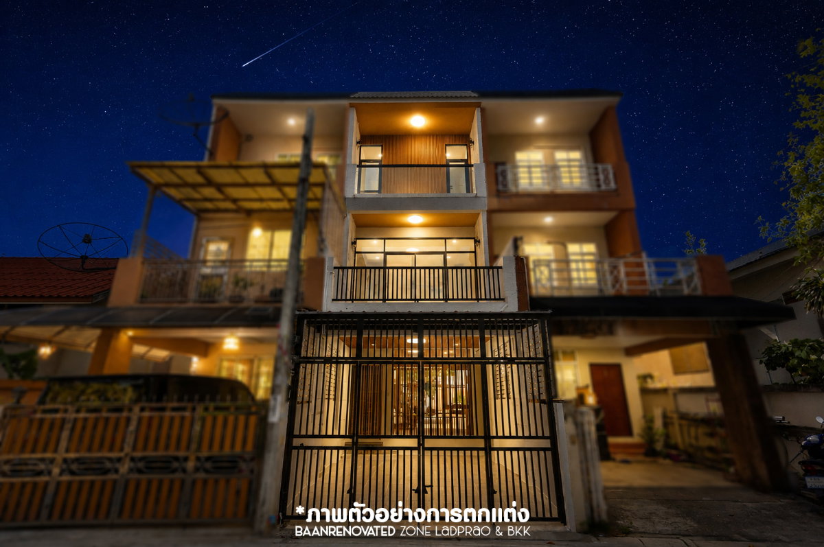 รูป ขายทาวน์เฮ้าส์ 3 ชั้น ลาดพร้าว 94 ใกล้รถไฟฟ้าสายสีเหลือง  - รูปที่ 2/9