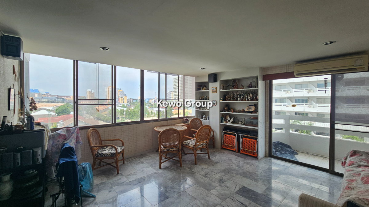 รูป PROPERTY ID CONS004 ขายจอมเทียนคอนโดเทล ห้องมุม ระเบียงกว้าง วิวทะเล - รูปที่ 1/27