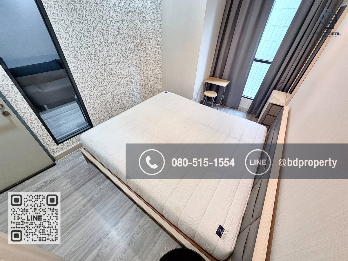 รูป Bestdeal ให้เช่า 1 ห้องนอน 31ตรม.ราคา 15,000/เดือนเท่านั้น เฟอร์นิเจอร์และเครื่องใช้ไฟฟ้าครบ“IDEO MOBI RAMA 9” ใกล้MRT และ เซ็นทรัลพระราม 9 - รูปที่ 7/13