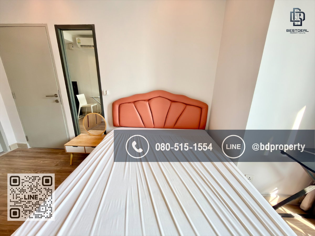รูป Bestdeal ให้เช่า 1 ห้องนอน 31ตรม.ราคา 16,000/เดือนเท่านั้น เฟอร์นิเจอร์และเครื่องใช้ไฟฟ้าครบ“IDEO MOBI RAMA 9” ใกล้MRT และ เซ็นทรัลพระราม 9 - รูปที่ 6/12