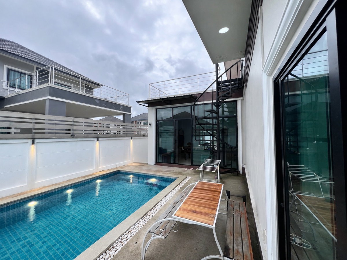 รูป 5AWC-V0005  ให้เช่าPool villa 2 ชั้น   4 ห้องนอน 4 ห้องน้ำ 1  ห้องครัว  2  ที่จอดรถ - รูปที่ 25/26