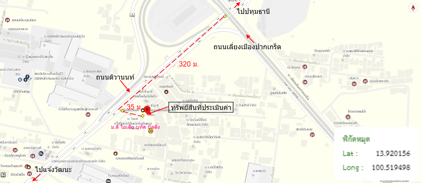 รูป อาคารพาณิชย์ 25.8 ตร.วา ดิ ไอเดีย บูทิค บิลดิ้ง ปากเกร็ด นนทบุรี 10.5M - รูปที่ 39/40