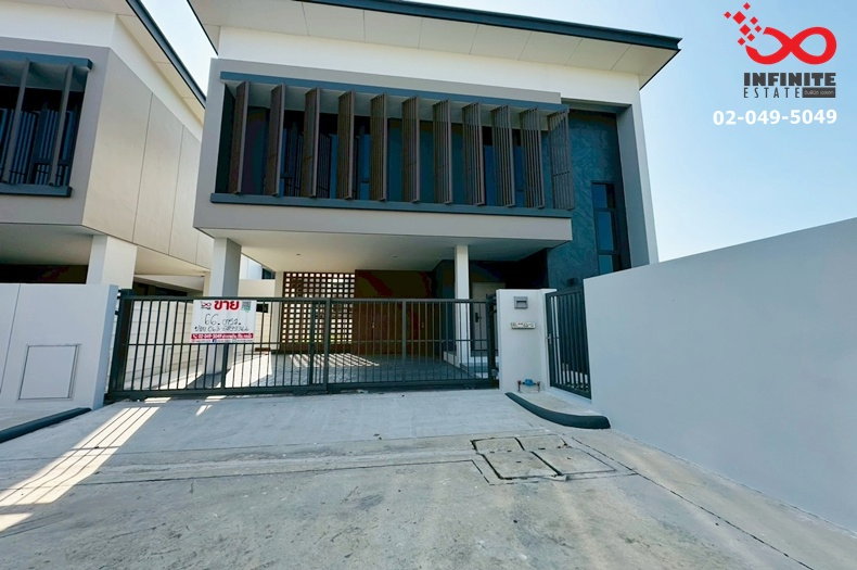 ขายบ้านเดี่ยว : ขายบ้านเดี่ยว วิลล่า 168 นิวกรุงเทพกรีฑา 2ชั้น 66ตร.ว. บ้านใหม่พร้อมอยู่ ใกล้สนามบินสุวรรณภูมิ ถนนพัฒนาชนบท 