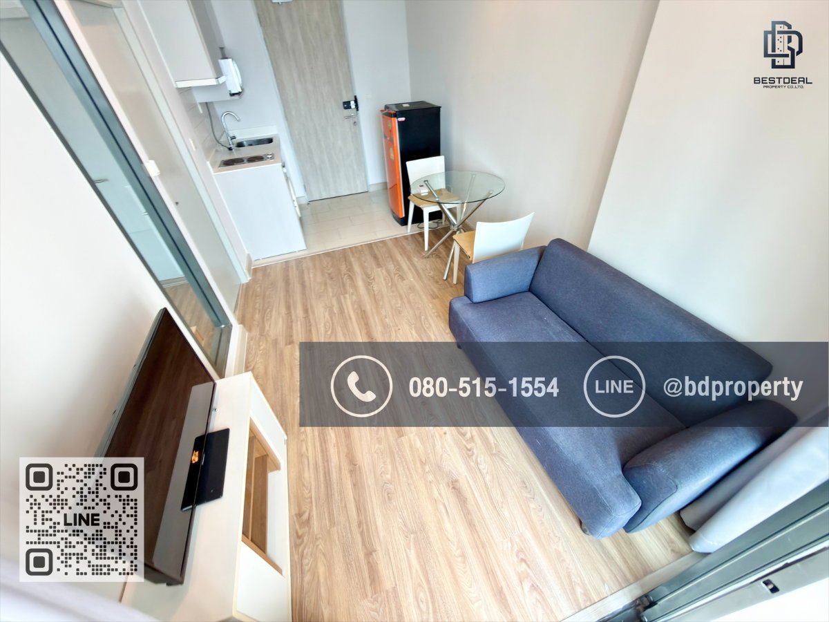 รูป Bestdeal ให้เช่า 1 ห้องนอน 31ตรม.ราคา 16,000/เดือนเท่านั้น เฟอร์นิเจอร์และเครื่องใช้ไฟฟ้าครบ“IDEO MOBI RAMA 9” ใกล้MRT และ เซ็นทรัลพระราม 9 - รูปที่ 2/12