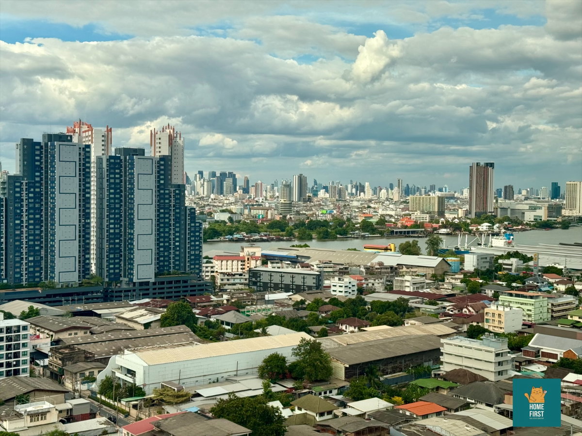 รูป Rent Lumpini Ville สุขสวัสดิ์-พระราม 2 เฟอร์ครบ วิวแม่น้ำ 1นอน 26ตรม. 8500 บาท - รูปที่ 4/13