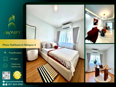 Houses for rent Bang Pu Industrial Estate : OP02121 - Pleno Sukhumvit-Bangna 4 : MegaBangna