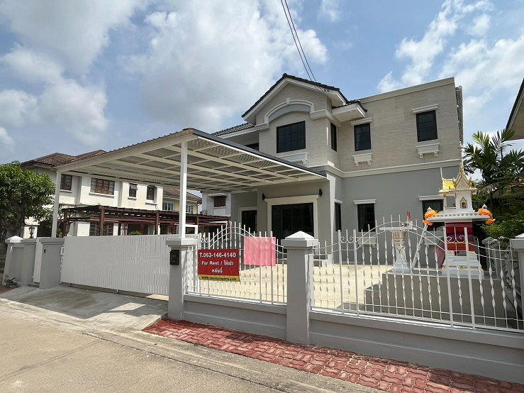 รูป บ้านเดี่ยวให้เช่า บ้านเดี่ยว 2 ชั้น สร้างใหม่ หมู่บ้านสีวลี รังสิต คลอง 2 ใกล้ฟิวเจอร์พาร์ครังสิต สนามบินดอนเมือง อยู่อาศัย - รูปที่ 2/27
