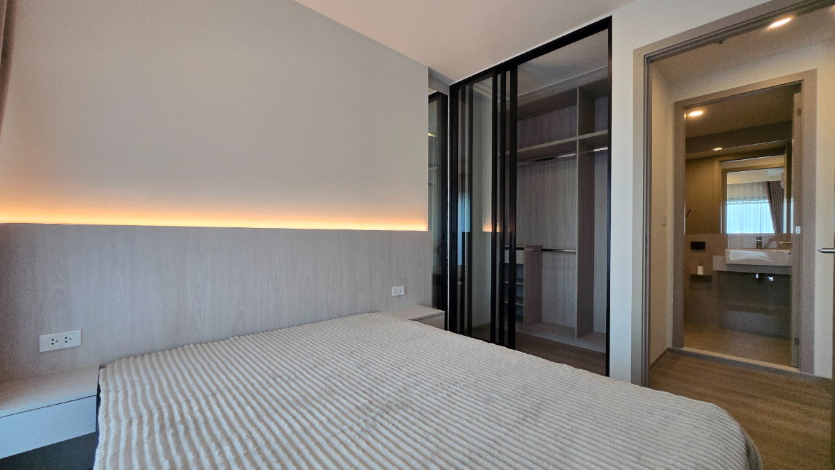 รูป 🏢 ให้เช่า Condo Origin Place Bangna ห้องใหม่ ชั้น 9 ขนาด 35 ตรม. วิวสระ — MRT ศรีเอี่ยม เฟอร์ครบ - รูปที่ 4/16