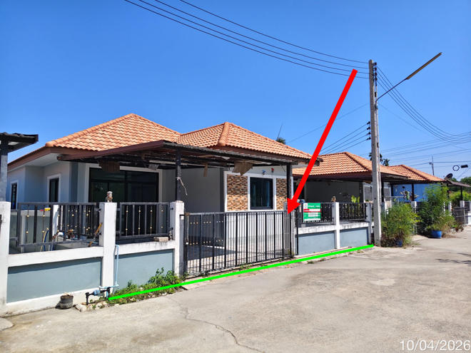 รูป บ้านเดี่ยว 42.5 ตร.วา ปลวกแดง ระยอง 1.9M - รูปที่ 2/30