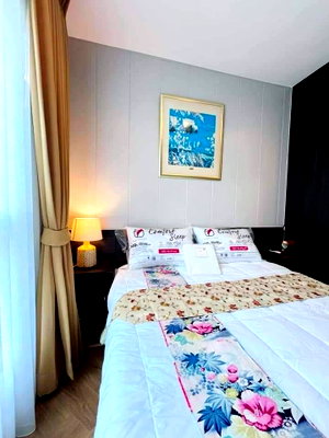 คอนโดให้เช่า : ให้เช่า Life สุขุมวิท 48 ขนาด 40 ตร.ม. (1 bed plus) ชั้น 6 ห้องมุม วิวสวน ฟรีอินเทอร์เน็ต และ Netflix