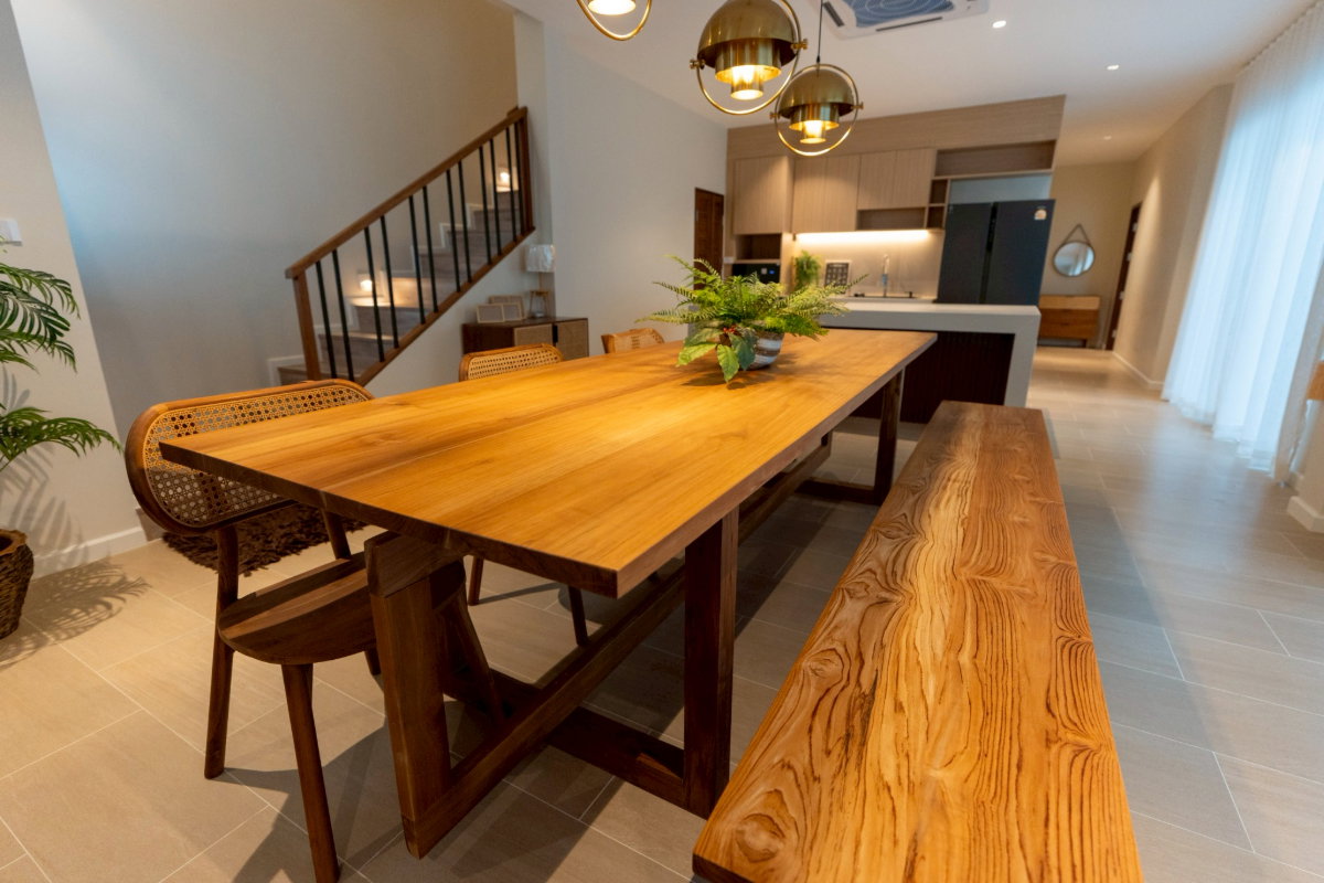 รูป C2MG100177  บ้านแฝดPool Villa2ชั้น บ้านนอกโครงการทำเลเศรษฐกิจใจกลางเมือง ตกแต่งเฟอร์นิเจอร์พร้อมเข้าอยู่ทันที ราคา21.8 ล้านบาท โอนคนละครึ่ง - รูปที่ 46/47