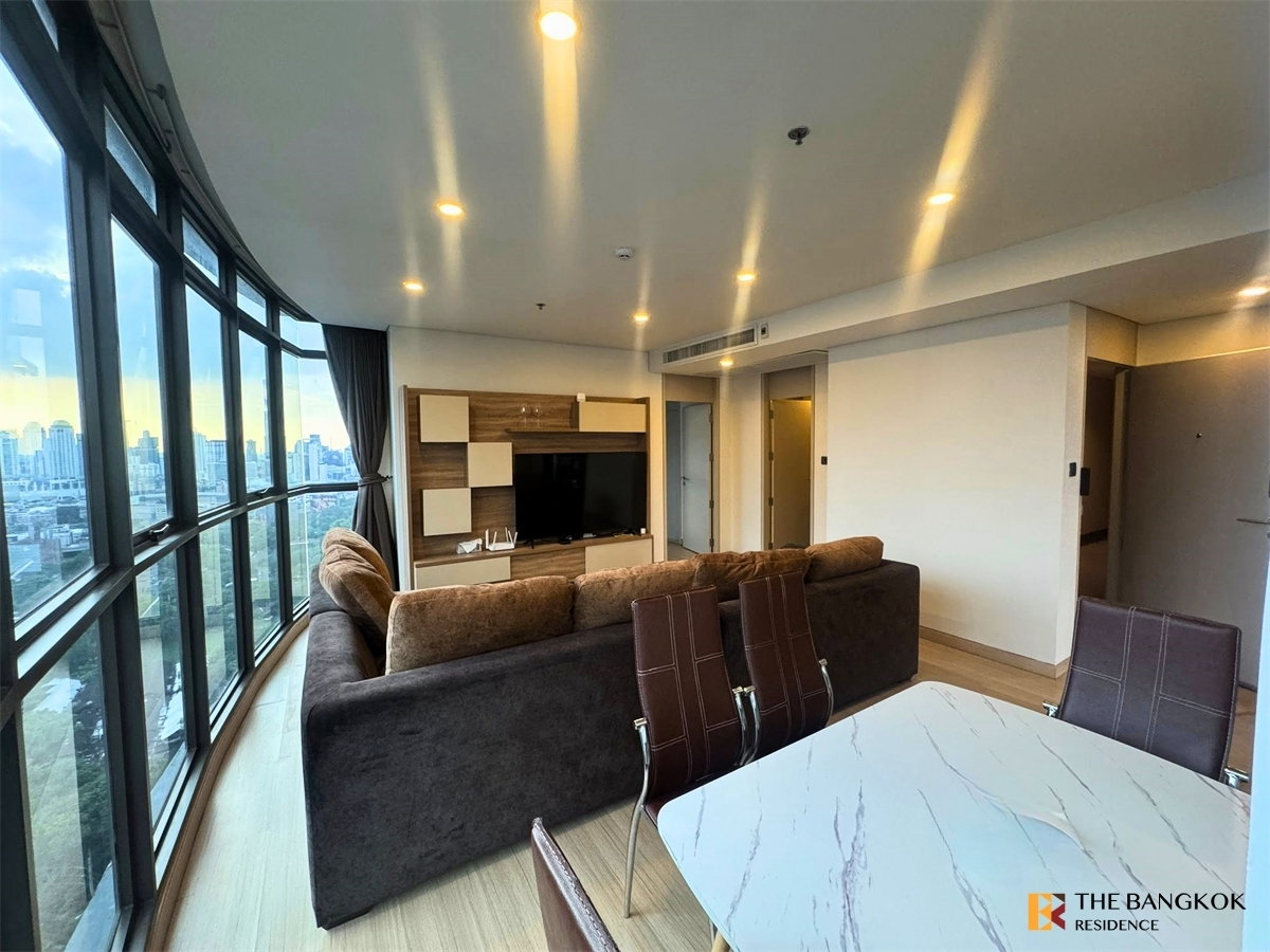 รูป เช่าคอนโด ⭐ Lumpini Suite Phetchaburi - Makkasan 2นอน 61.8ตร.ม. 40k 🌃 ยูนิต ชั้นสูง ในทำเลดี ใกล้ MRT เพชรบุรี - รูปที่ 3/7