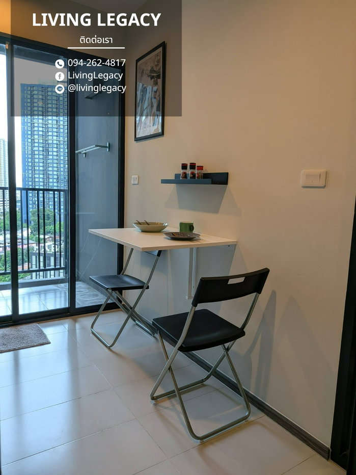 รูป เช่าด่วน! The Base Park East Sukhumvit 77 | 17,000 บาท/เดือน | 31 ตร.ม. | ชั้น 12 | ใกล้ BTS/โรงเรียน - รูปที่ 8/11