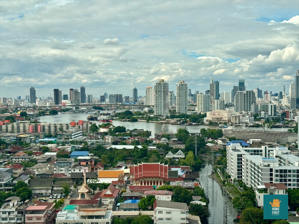 รูป Rent Lumpini Ville สุขสวัสดิ์-พระราม 2 เฟอร์ครบ วิวแม่น้ำ 1นอน 26ตรม. 8500 บาท - รูปที่ 3/13