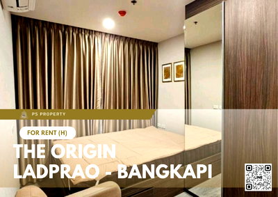 คอนโดให้เช่า : ให้เช่า ✨ THE ORIGIN LADPRAO - BANGKAPI ✨ เฟอร์นิเจอร์ และ เครื่องใช้ไฟฟ้าครบ ใกล้รถไฟฟ้าเพียง 3 นาที