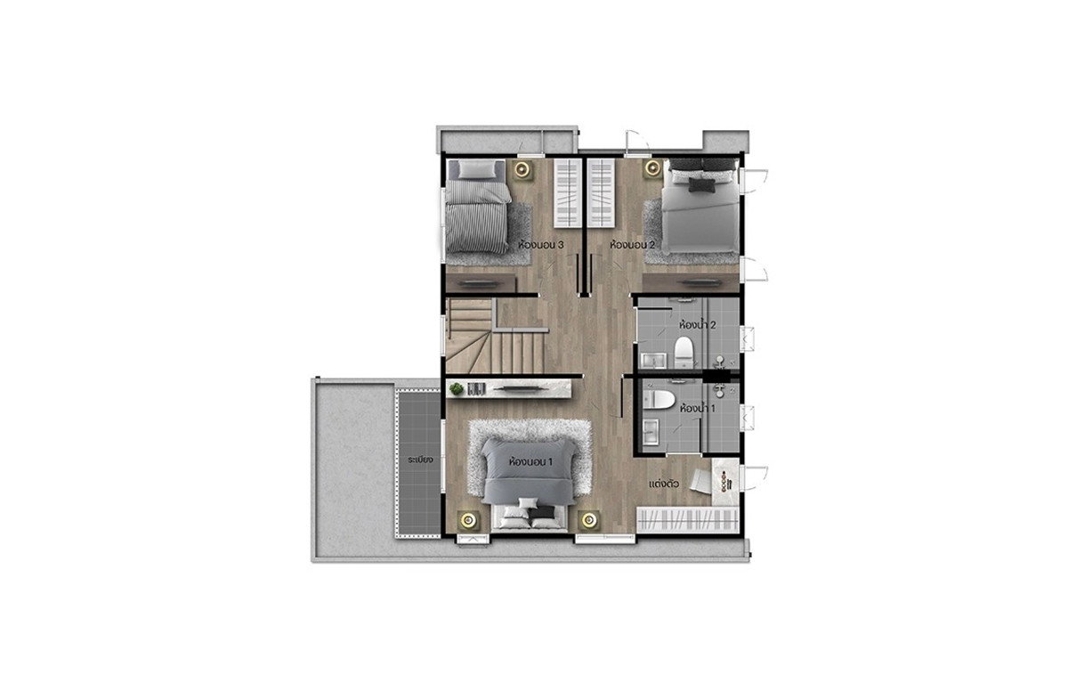 รูป 🏠 ให้เช่าบ้าน : Kanasiri Bangna (คณาสิริ บางนา) รหัสทรัพย์ | 📌LNP-H1031 - รูปที่ 10/10