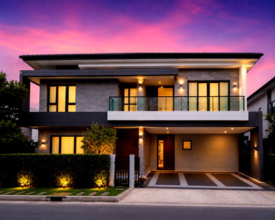 Houses for rent Bangna Commercial College : 🏡 Luxury Corner House near 🛍️ Mega Bangna / IKEA only 1 km away ✈️ Conveniently located near Suvarnabhumi Airport
