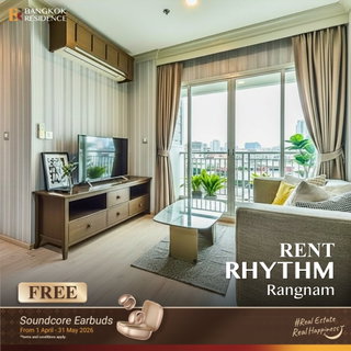 รูปภาพ เช่าคอนโด ⚡ RHYTHM Rangnam 2นอน 57ตร.ม. 36k💎 ห้องสวย เฟอร์ครบ ใกล้ BTS อนุสาวรีย์ 