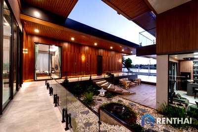 บ้านเดี่ยว หนองปรือ ชลบุรี : การใช้ชีวิตระดับ Ultra Luxury พร้อมวิวทะเลสาบส่วนตัว ใจกลางพัทยา