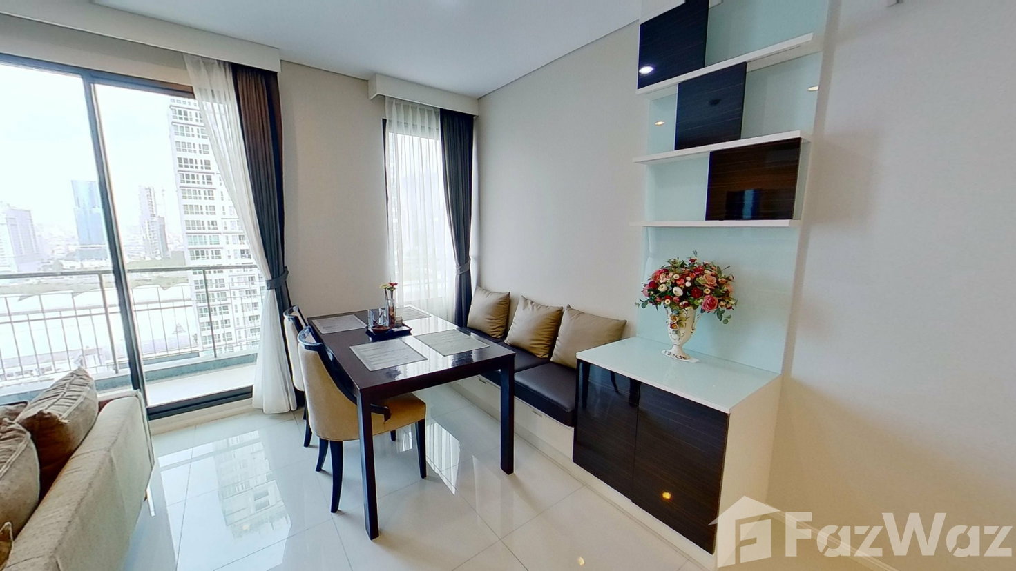 รูป คอนโดให้เช่า 2 ห้องนอน ในโครงการ วิลล่า อโศก 43099 - รูปที่ 2/9