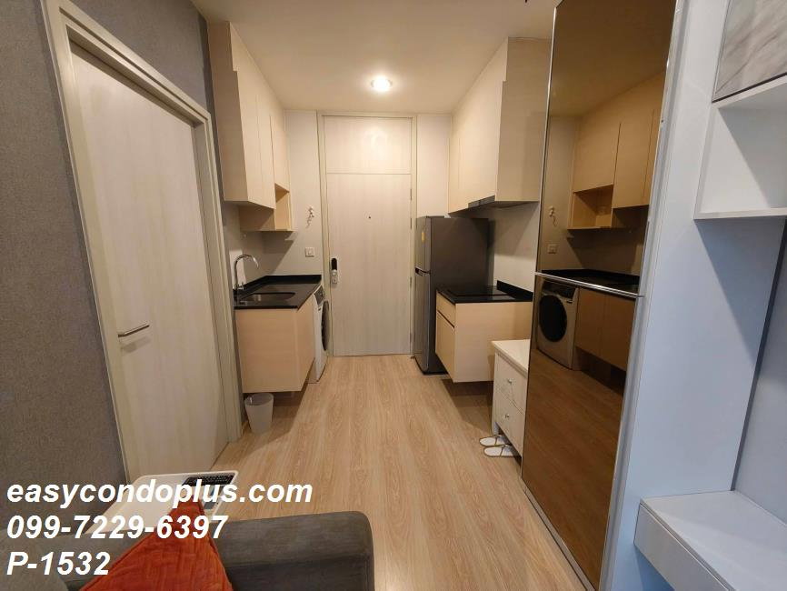 รูป P-1532 ห้องวิวเปิดโล่ง ชั้นสูง โนเบิล รีวอลฟ์ รัชดา ใกล้ MRT ศูนย์วัฒนธรรมฯ | 17,000 บาท/เดือน | Line Id: @easycondoplus | 099-229-6397 - รูปที่ 5/8