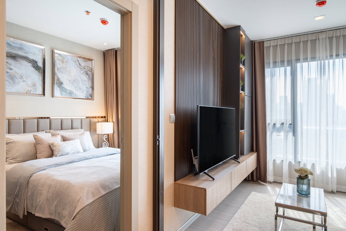 รูป ห้องว่าง* ✅ ✅ ให้เช่า - Life Asoke Rama 9 , Luxury Class 1 ห้องนอน พร้อมเข้าอยู่ ติดต่อไลน์ @bktasset หรือโทร 095-325-8928 - รูปที่ 6/10