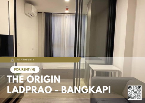 For rent 📍 THE ORIGIN LADPRAO - BANGKAPI 📍 Fully furnished with appliances. Near MRT Bangkapi.