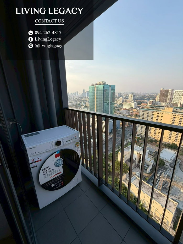 รูป เช่าด่วน! The Tree Pattanakarn - Ekkamai | 1 นอน 25 ตร.ม. ชั้น 26 | เฟอร์นิเจอร์ครบ | 14,500 บาท - รูปที่ 10/10